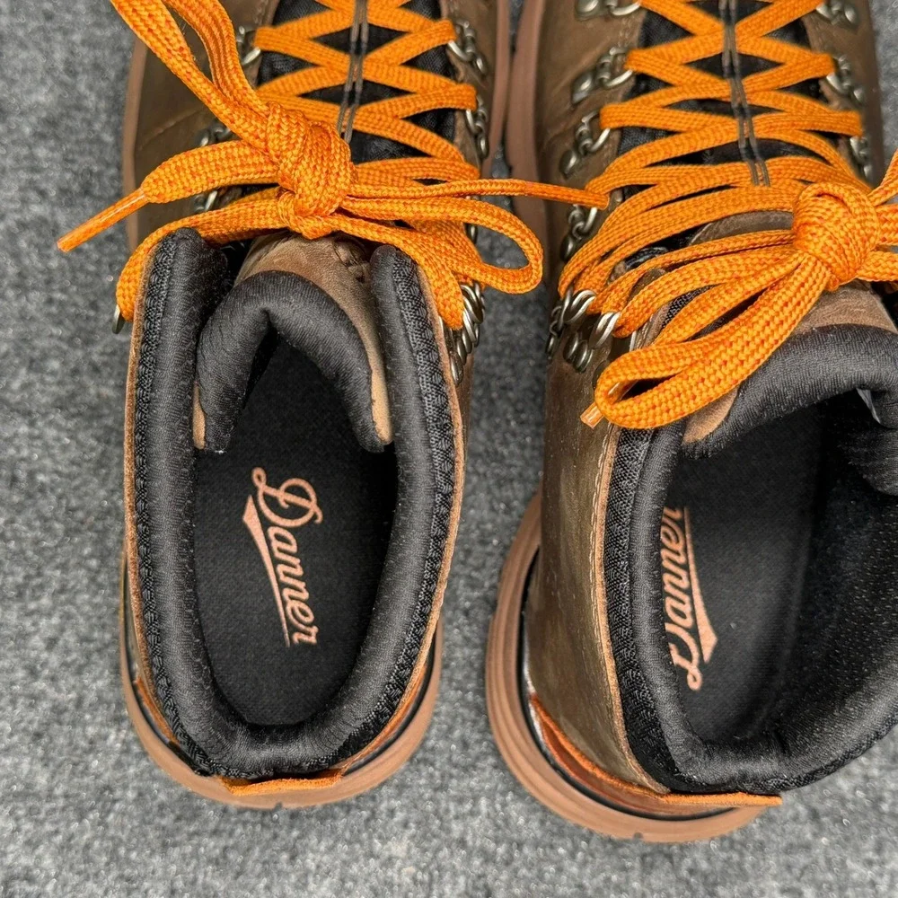 Danner Mountain 600 Hiking Boots‎ Men's 8.5 Chocolate Chip Golden Oak Leather
